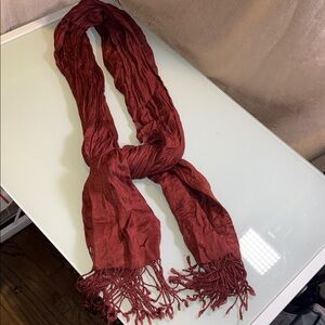 Burgundy scarfs